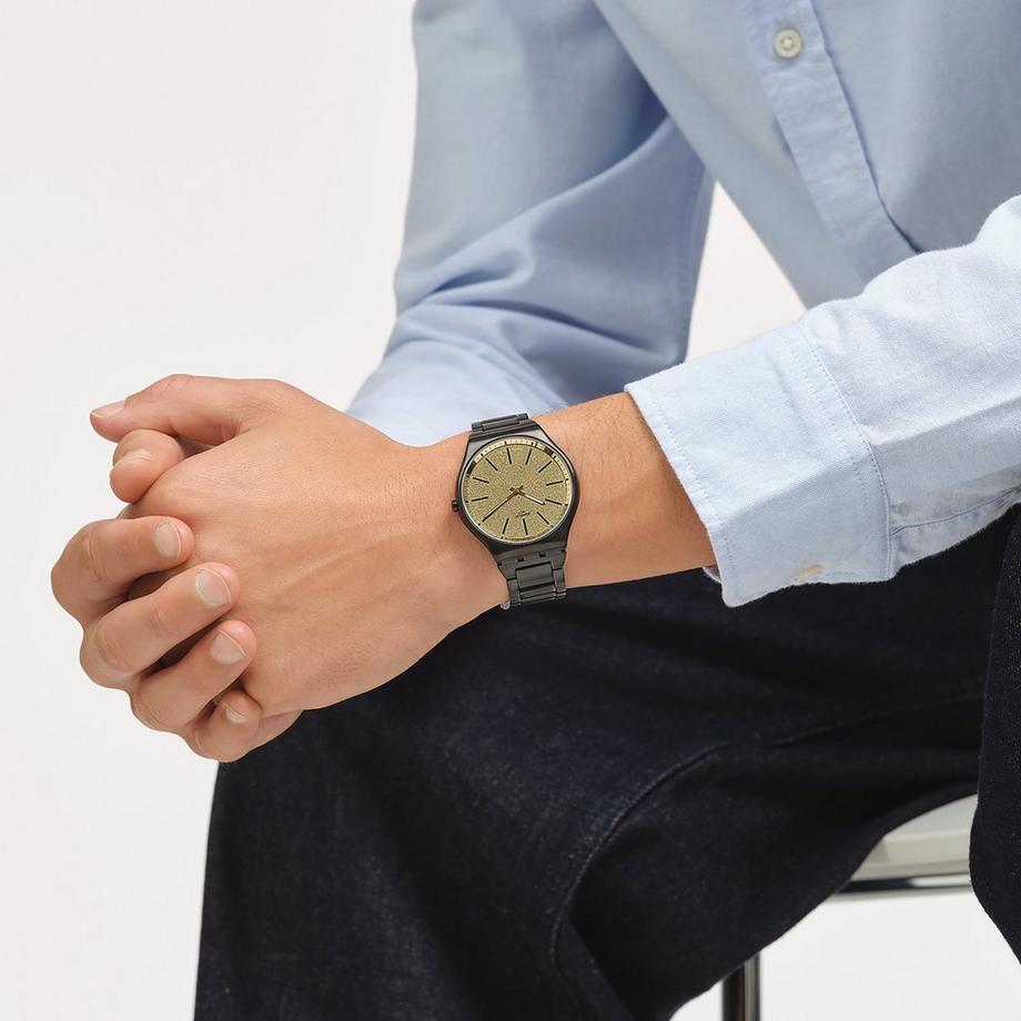 swatch DASHING SLATE Analoguhr 