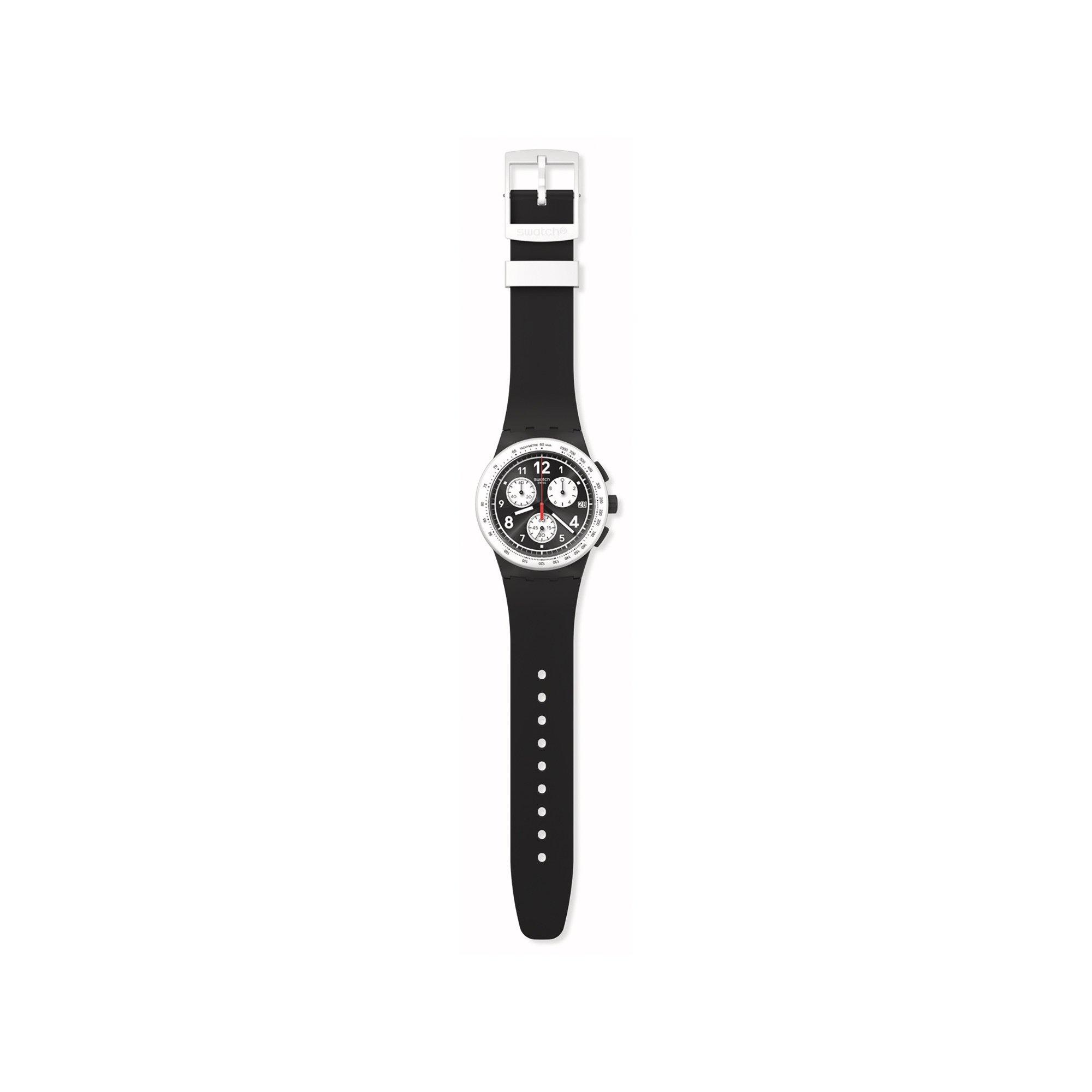 swatch NOTHING BASIC ABOUT BLACK Cronografo 