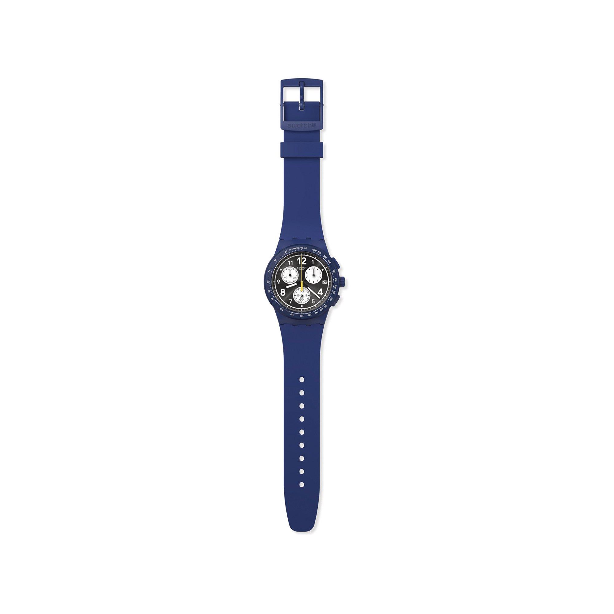 swatch NOTHING BASIC ABOUT BLUE Chronographe 