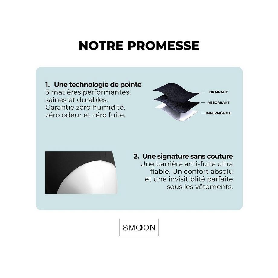 Smoon PERSEPHONE Slip Mestruale Senza Cuciture  