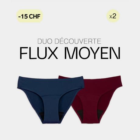 Smoon BEST SELLER PACK Lot de 2 slips menstruel, maxi 