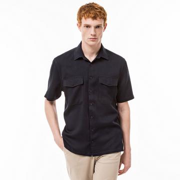 Hemd mit Brusttasche, Classic Fit, kurzarm