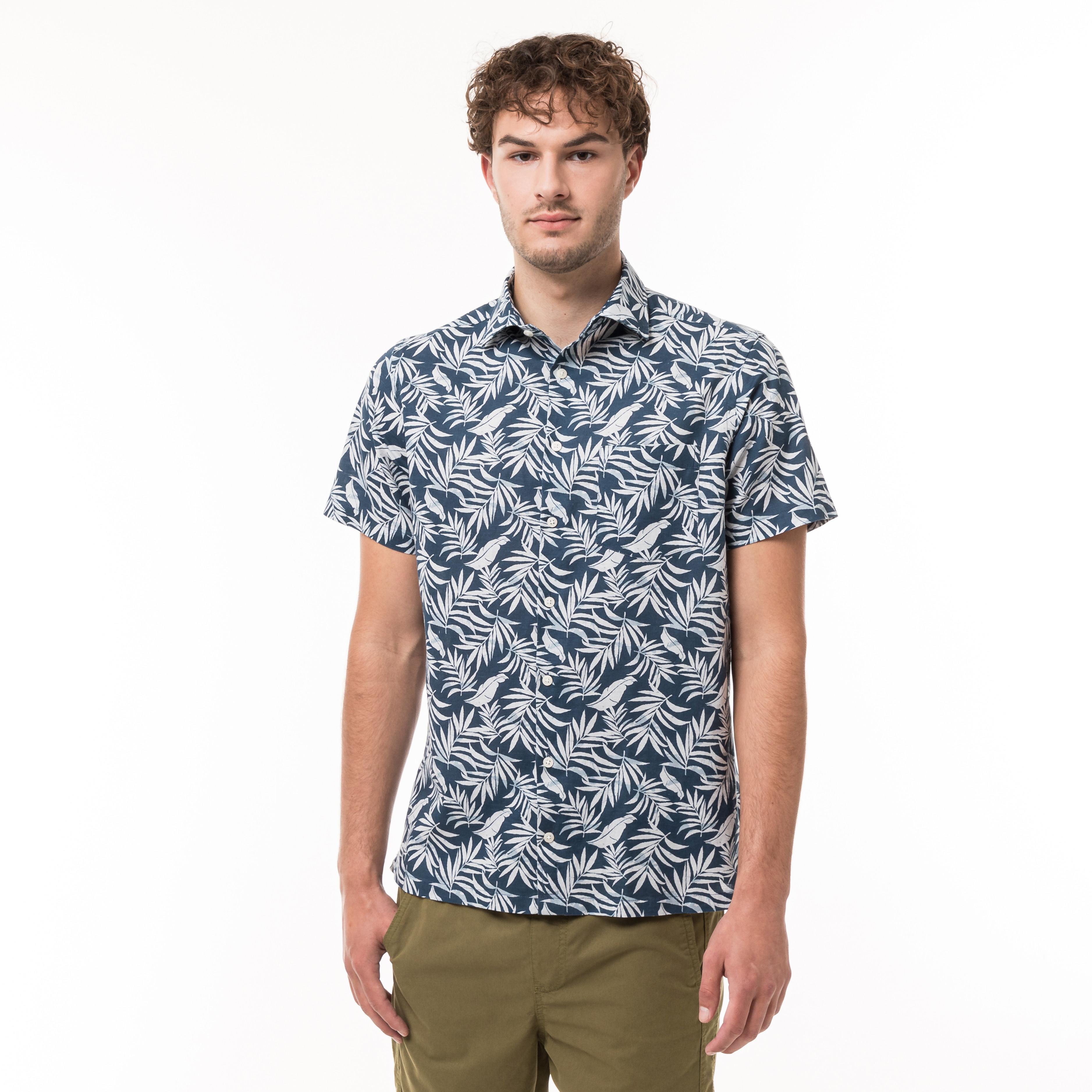 Image of Hemd, Classic Fit, Kurzarm Herren Blau 3XL