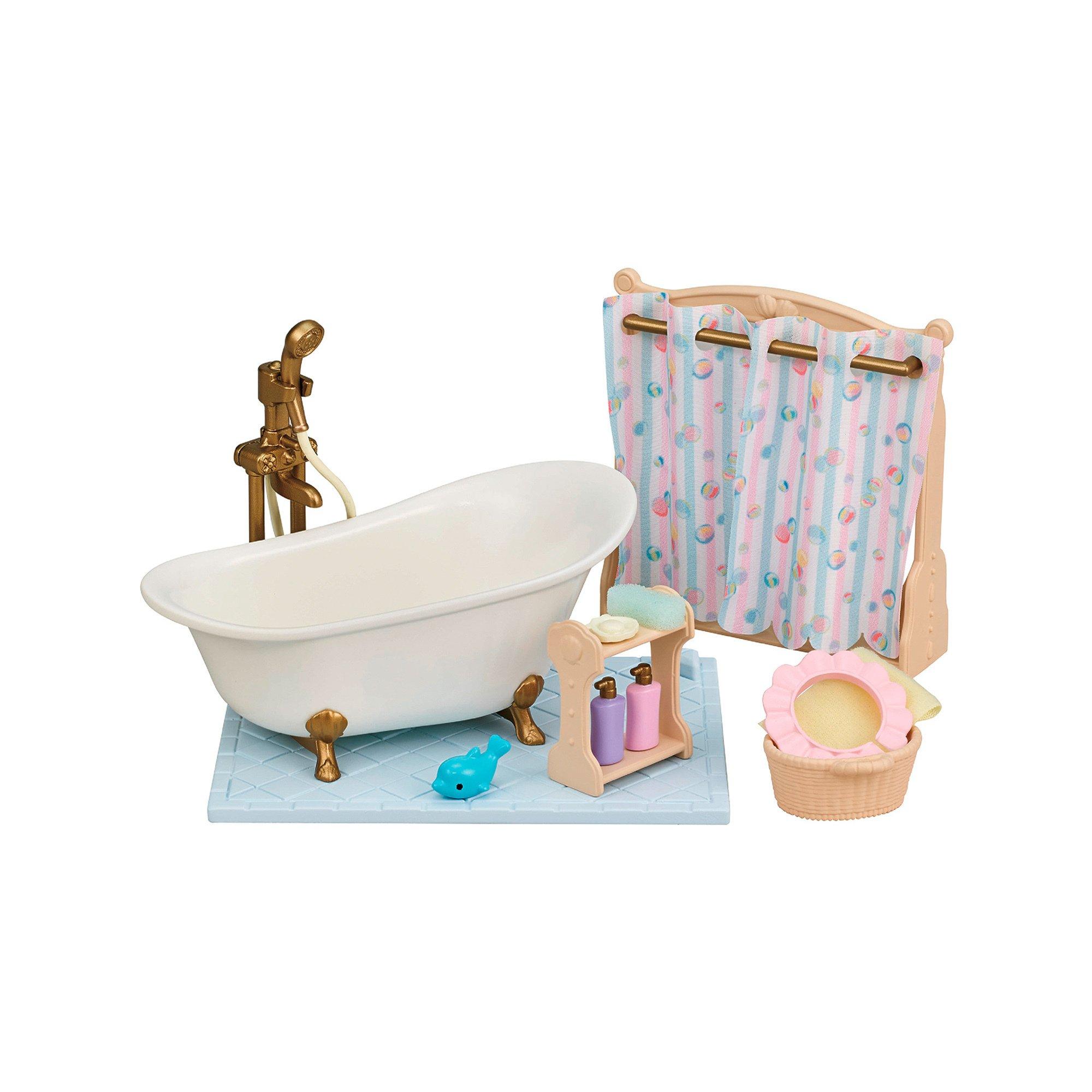Sylvanian Families  Le set baignoire et douche 