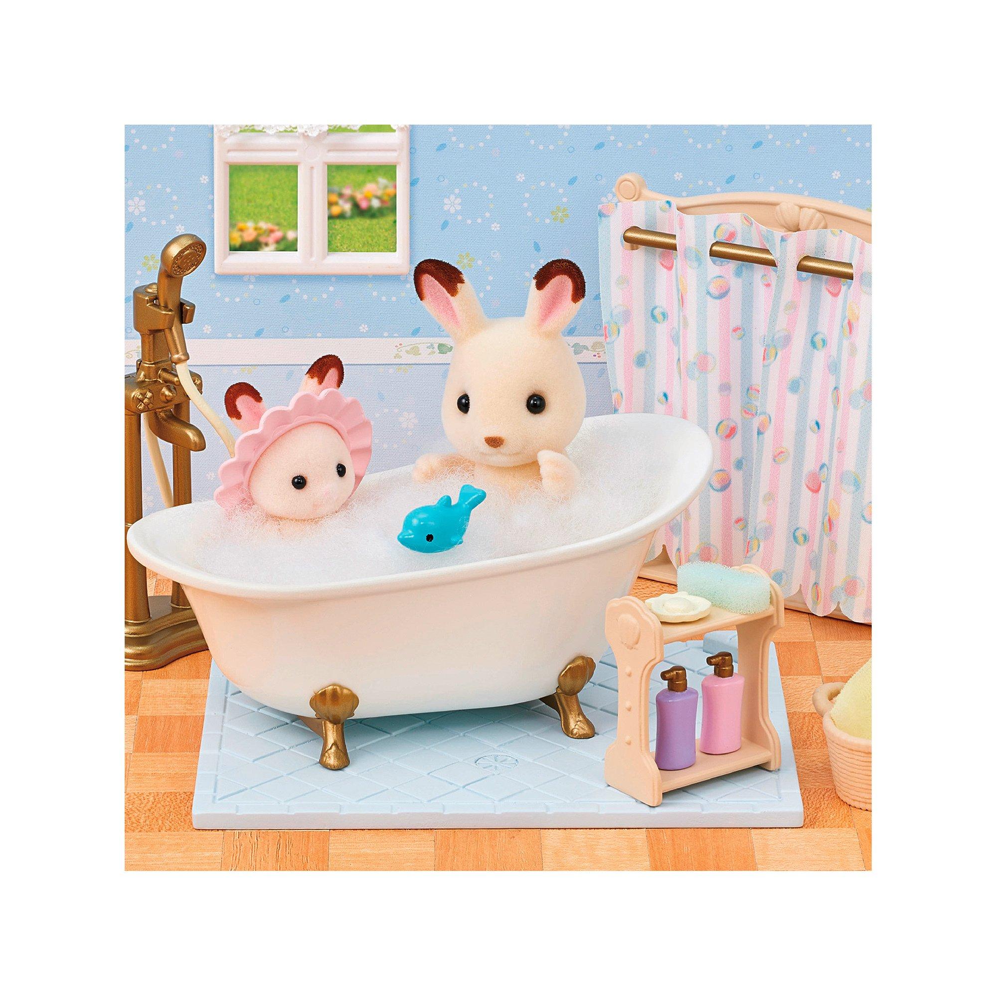 Sylvanian Families  Le set baignoire et douche 