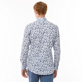 Manor Man Modern Fit Langarm Floral Hemd  