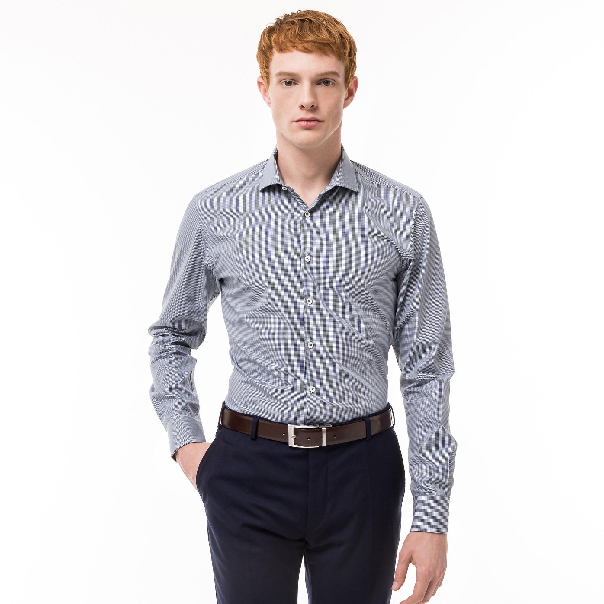 Image of Hemd, Modern Fit, Langarm Herren Marine S