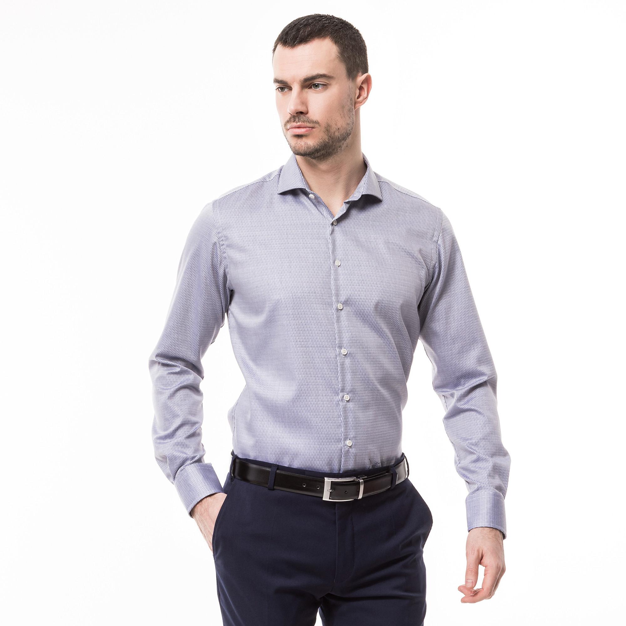 Image of Hemd, Modern Fit, Langarm Herren Grau S