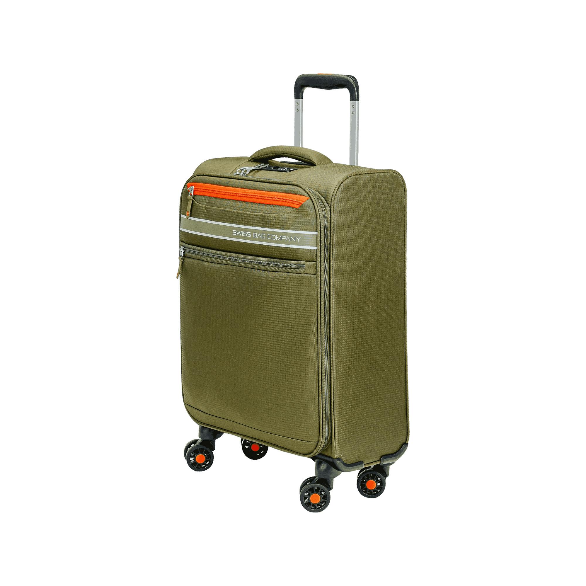 Image of Weichschalenkoffer, Spinner Unisex Olivegrün 55 CM