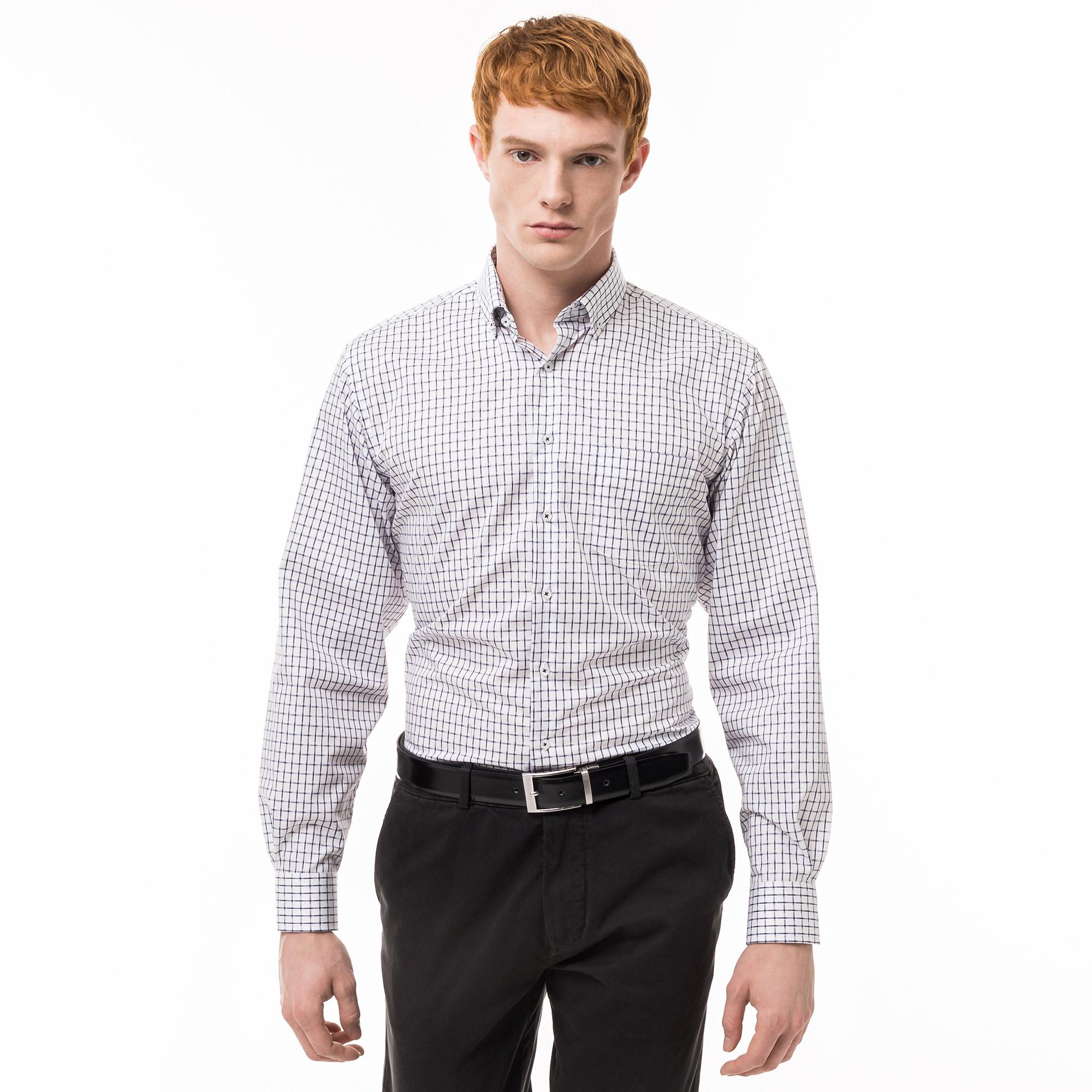 Manor Man Camicia Classic Fit Maniche Lunghe  