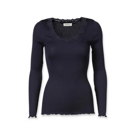 ROSEMUNDE Langarm T-Shirt mit Spitzeneinsatz  