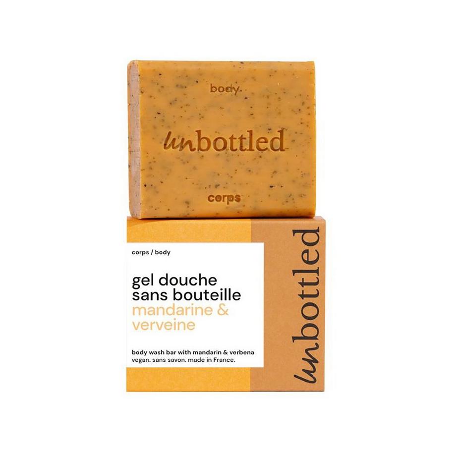 Gel Douche Sans Bouteille Mandarine & Verveine  - Savon au pH neutre