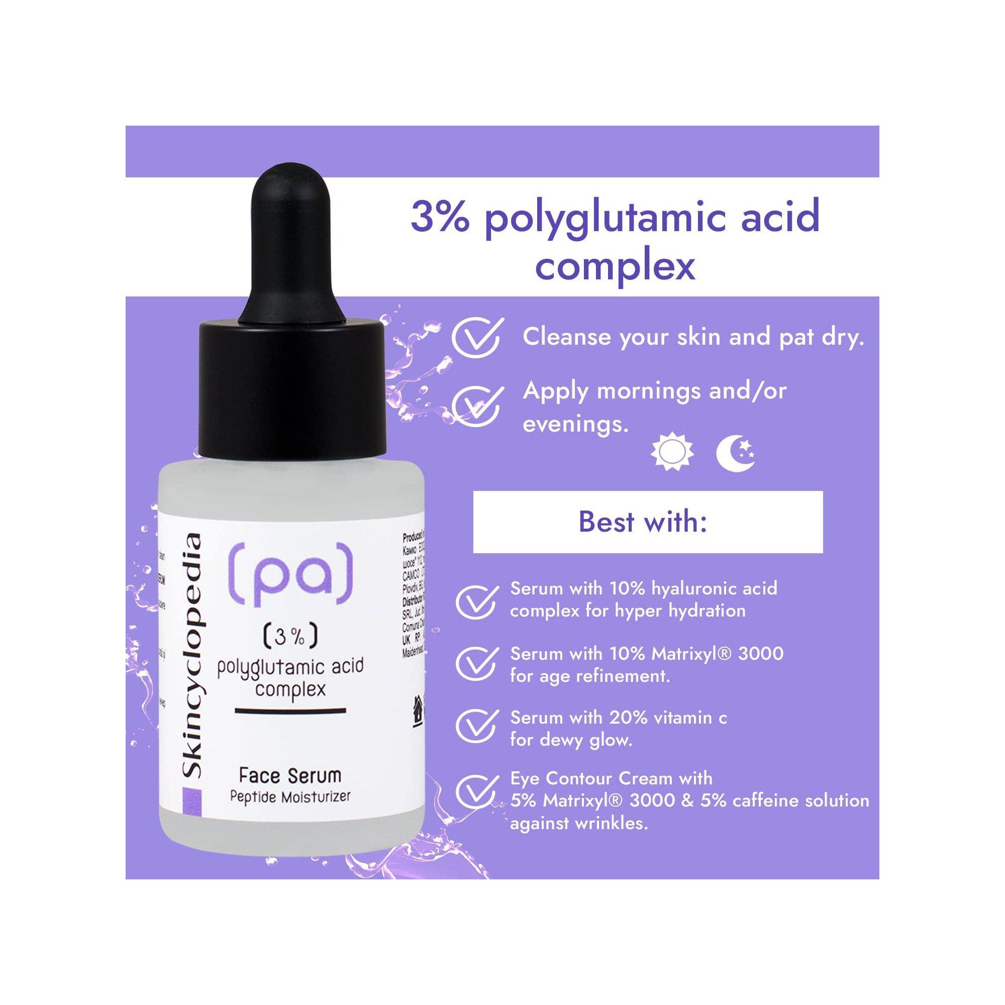 Skincyclopedia  Gesichtsserum 3% Polyglutamic 