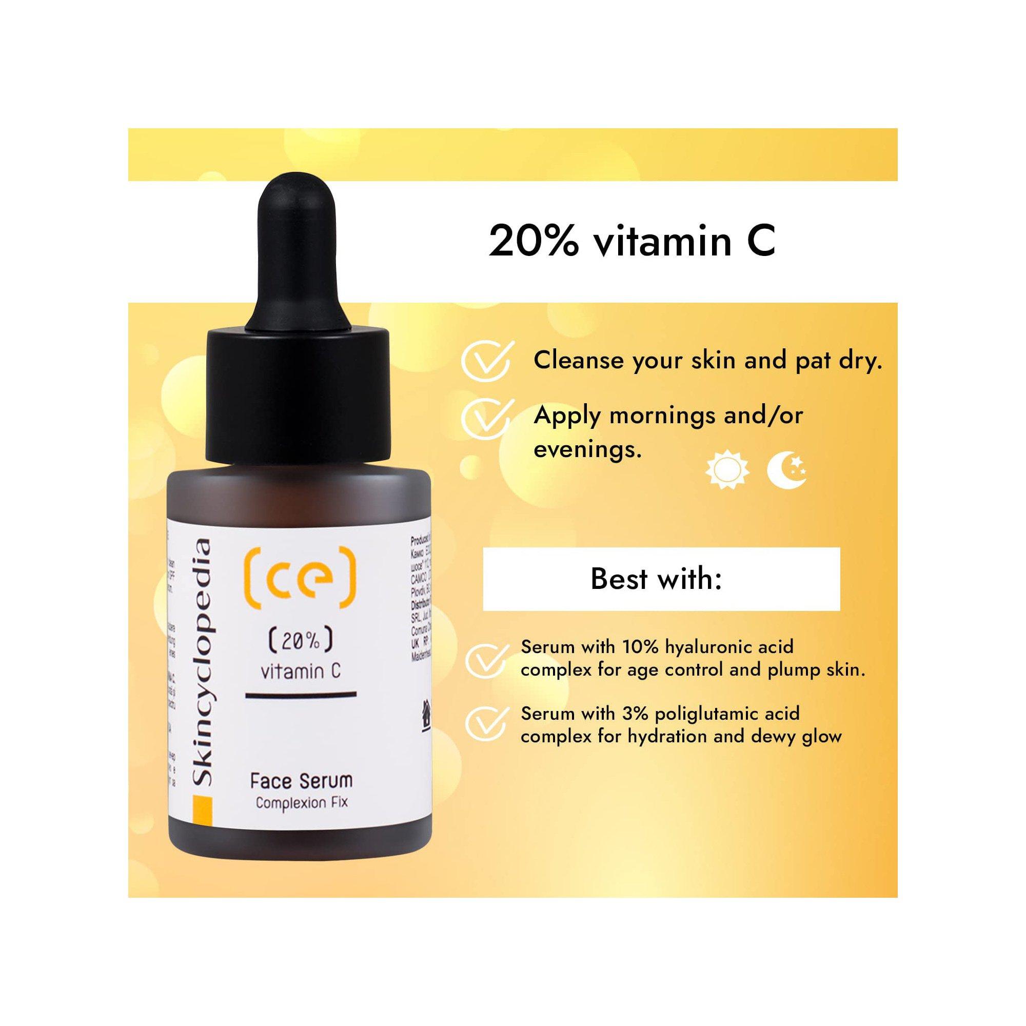 Skincyclopedia  Gesichtsserum 20% Vitamin C 