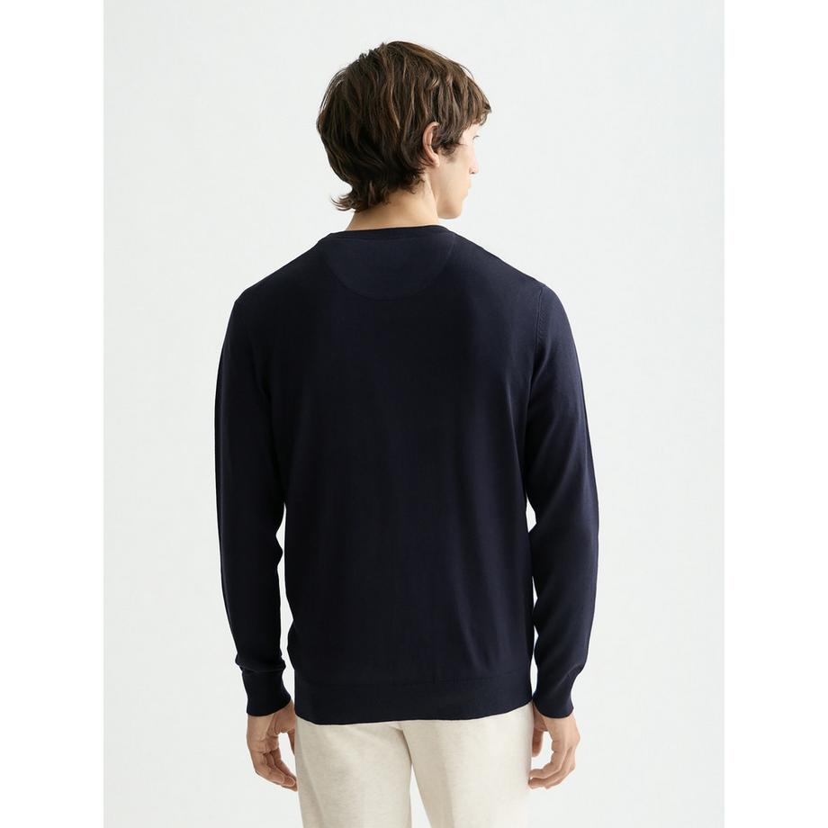 Scotch & Soda Pull col rond en viscose  