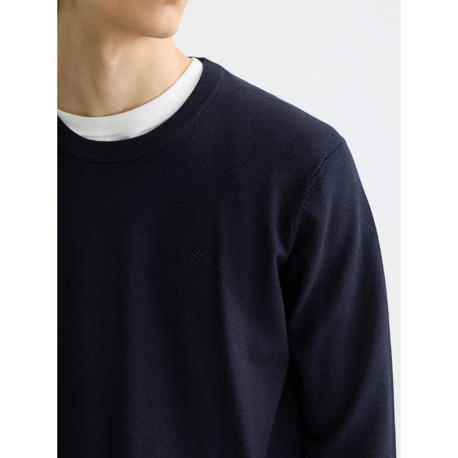 Scotch & Soda Pull col rond en viscose  