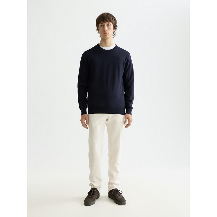 Scotch & Soda Pull col rond en viscose  