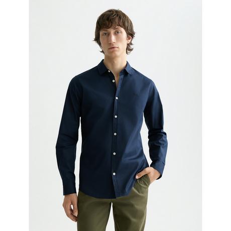 Scotch & Soda CORE Poplin Solid Slim Fit Langarmhemd  