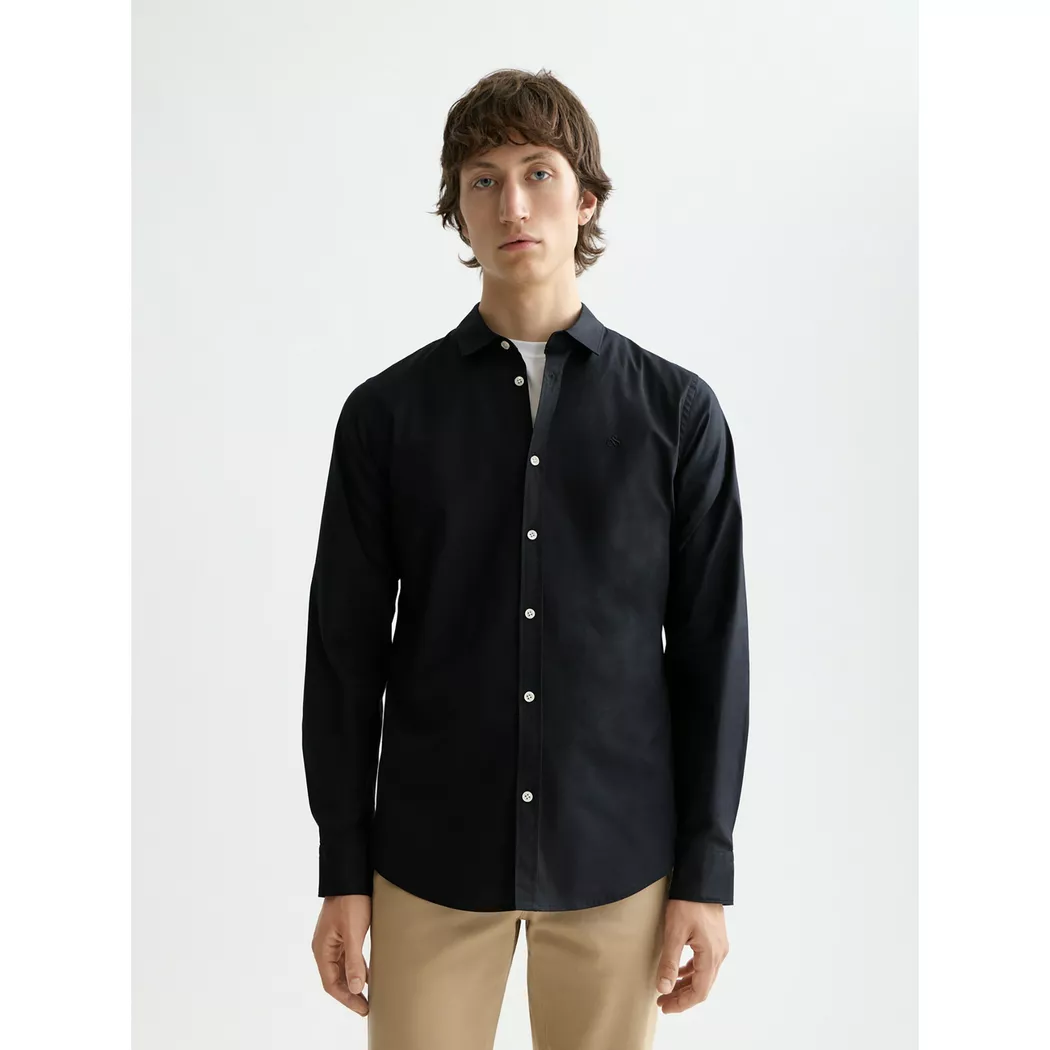 Scotch & Soda Chemise à Manches Longues Core Black XL Homme