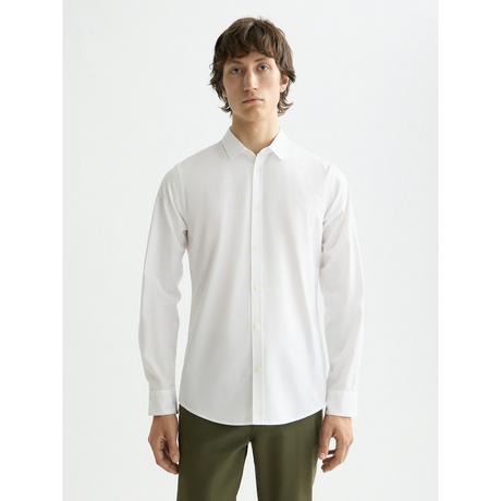 Scotch & Soda CORE Poplin Solid Slim Fit Langarmhemd  