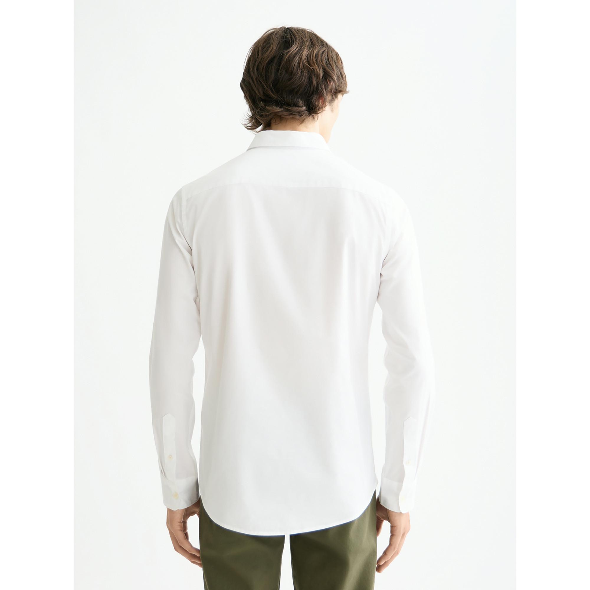 Scotch & Soda CORE Poplin Solid Slim Fit Langarmhemd  