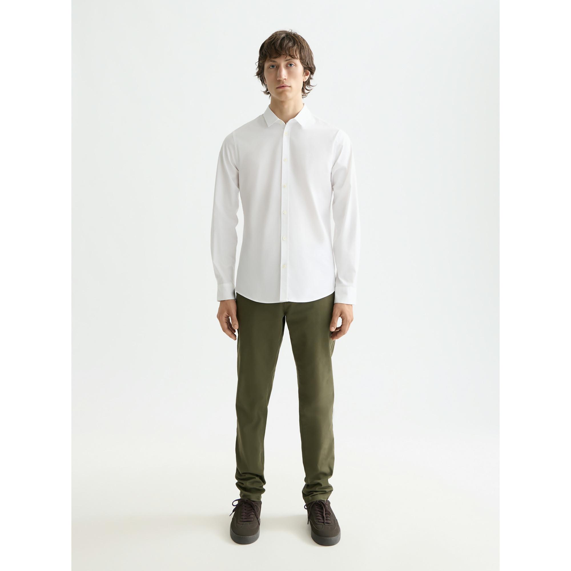 Scotch & Soda CORE Poplin Solid Slim Fit Langarmhemd  