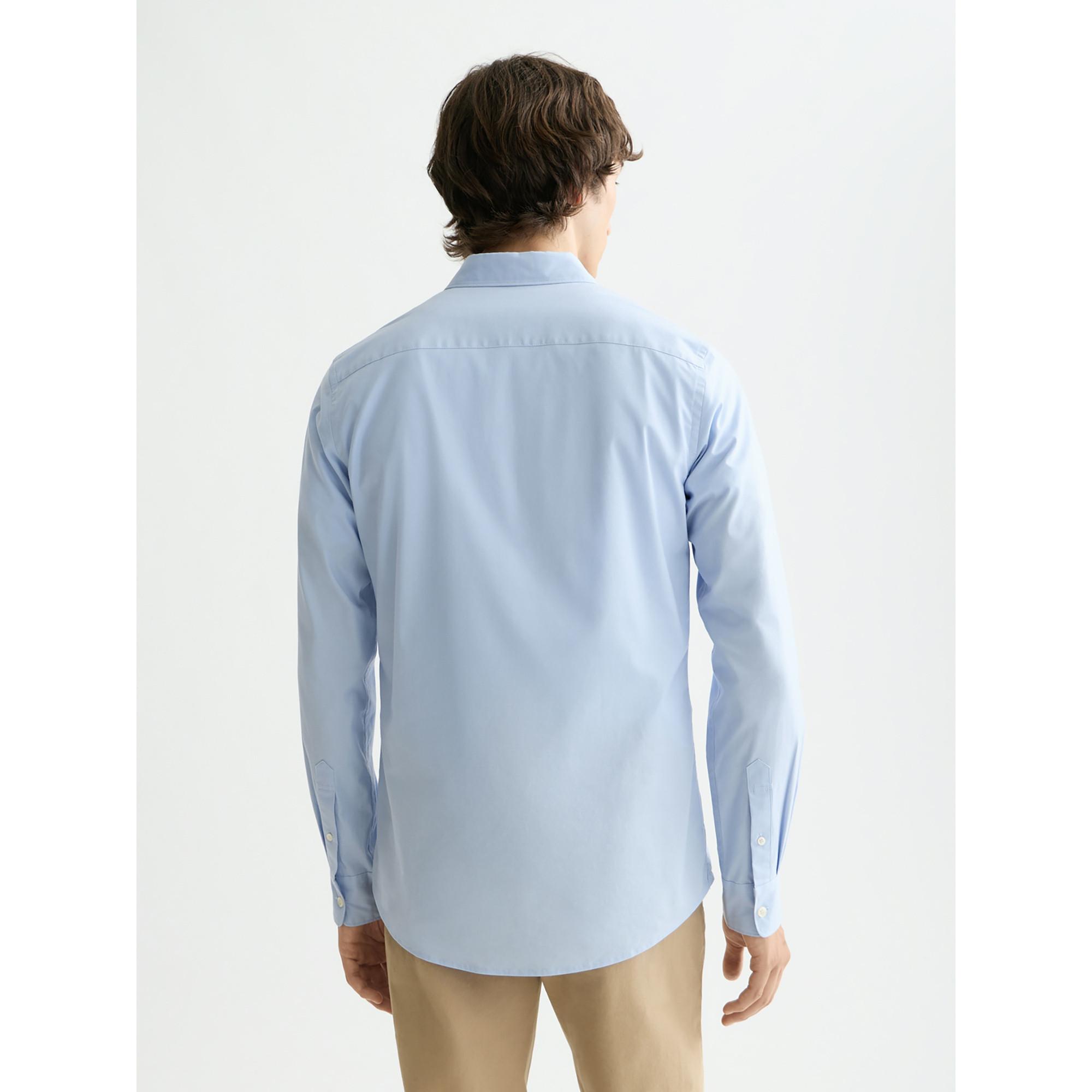 Scotch & Soda CORE Poplin Solid Slim Fit Langarmhemd  