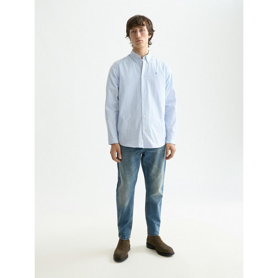 Scotch & Soda CORE Oxford Stripe Camicia Maniche Lunghe  
