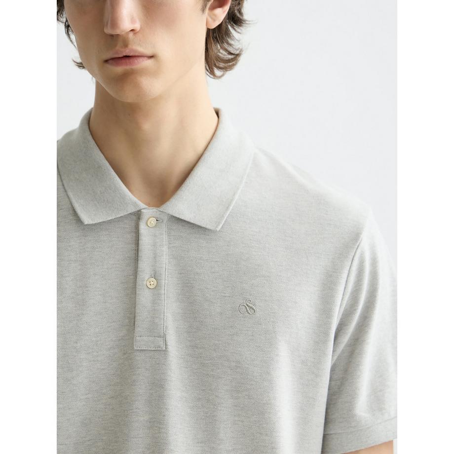 Scotch & Soda CORE Logo Pique Polo Kurzarm  