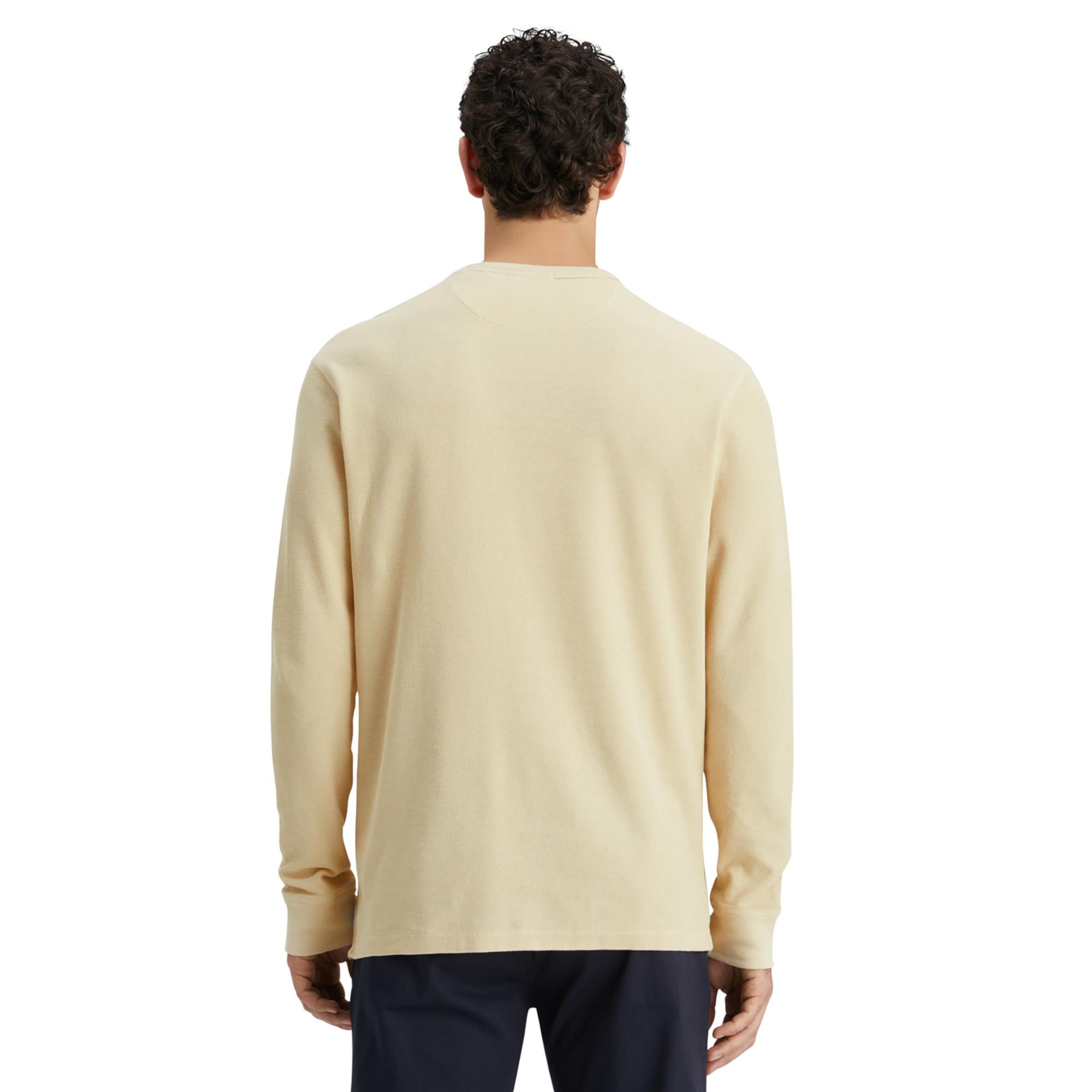 Scotch & Soda Regular Fit Waffle T-shirt LS T-shirt, manches longues 