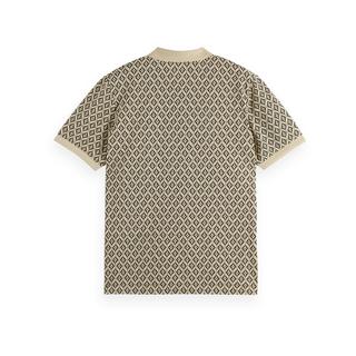 Scotch & Soda Regular Fit Mini All Over Print Polo Polo, manches courtes 