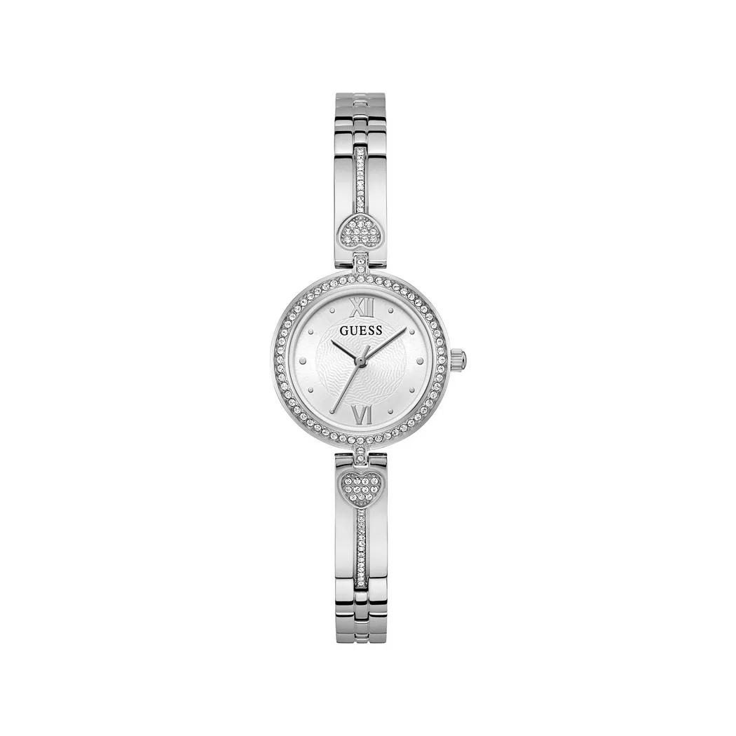 Guess - Analoguhr, Lovey, 27mm, Silber
