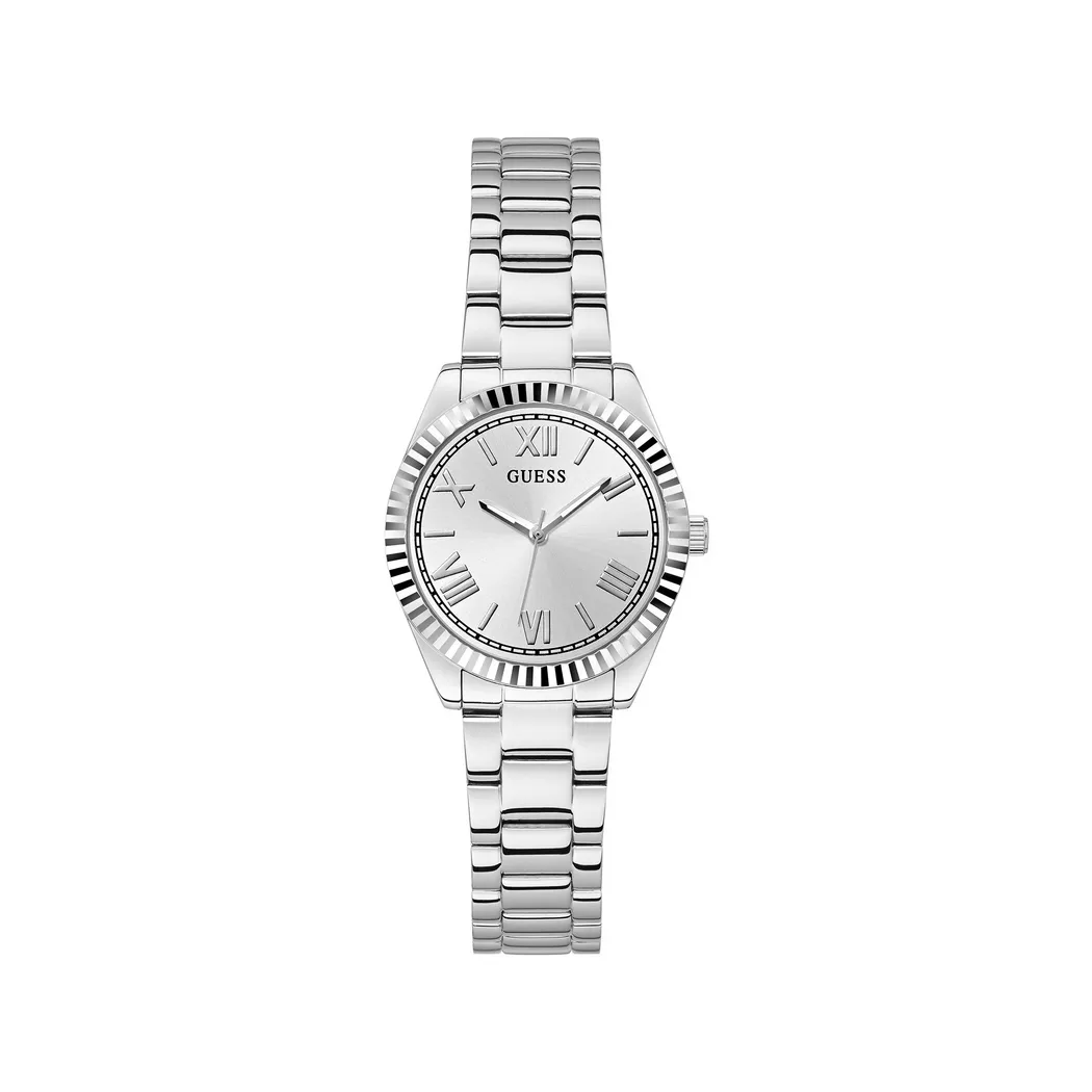 Guess - Analoguhr, Mini Luna, 30mm, Silber