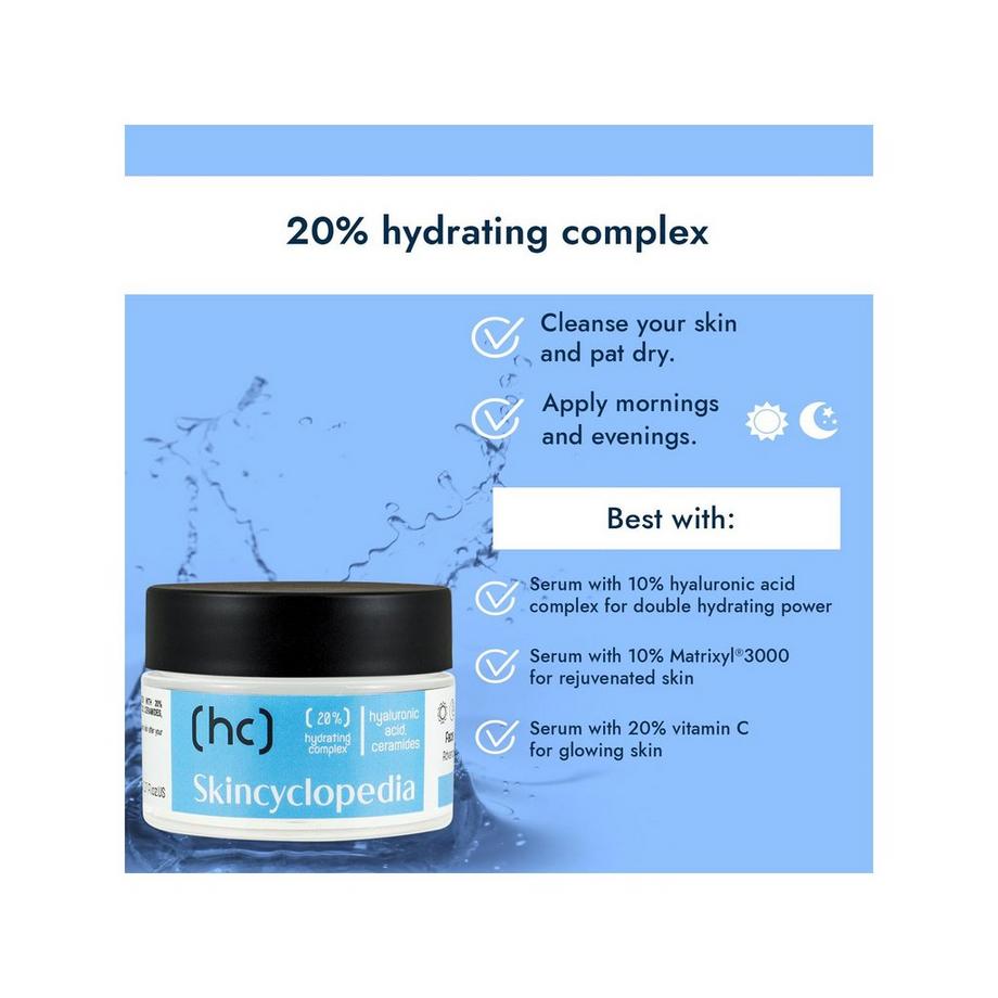 Skincyclopedia  Crema Viso Complesso Idratante 20% 