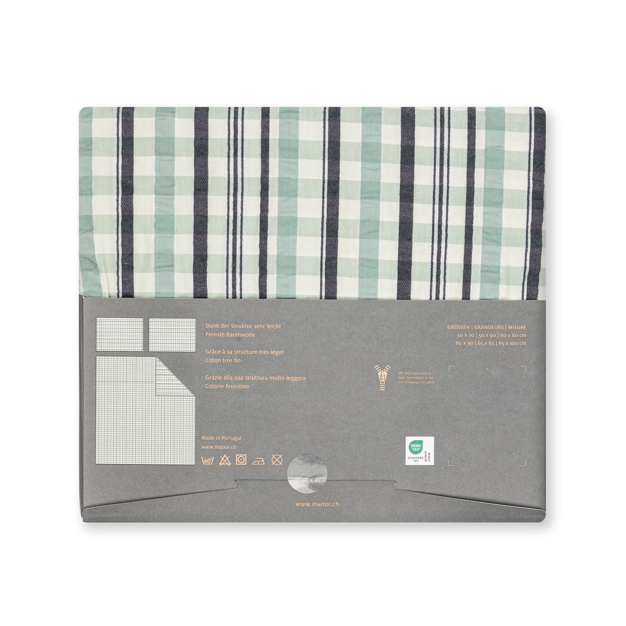 Manor Amarena Taie d'oreiller Seersucker  