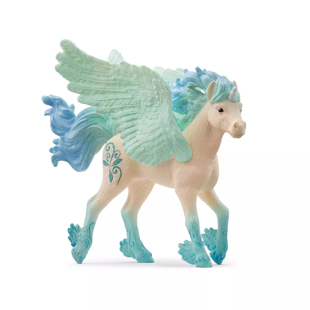 Schleich - 70824 Stormy Einhorn Fohlen, Multicolor
