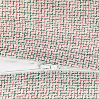 Manor Miharu Taie d'oreiller en flanelle à motifs  