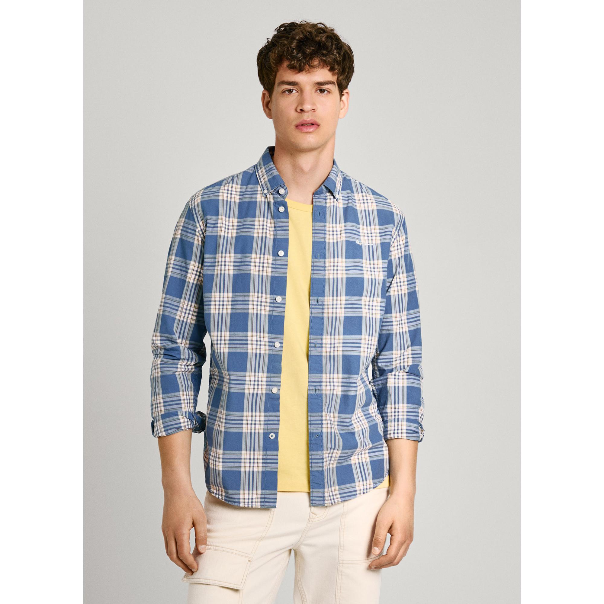 Pepe Jeans London MARKLE Camicia Maniche Lunghe Quadri Regular Fit  