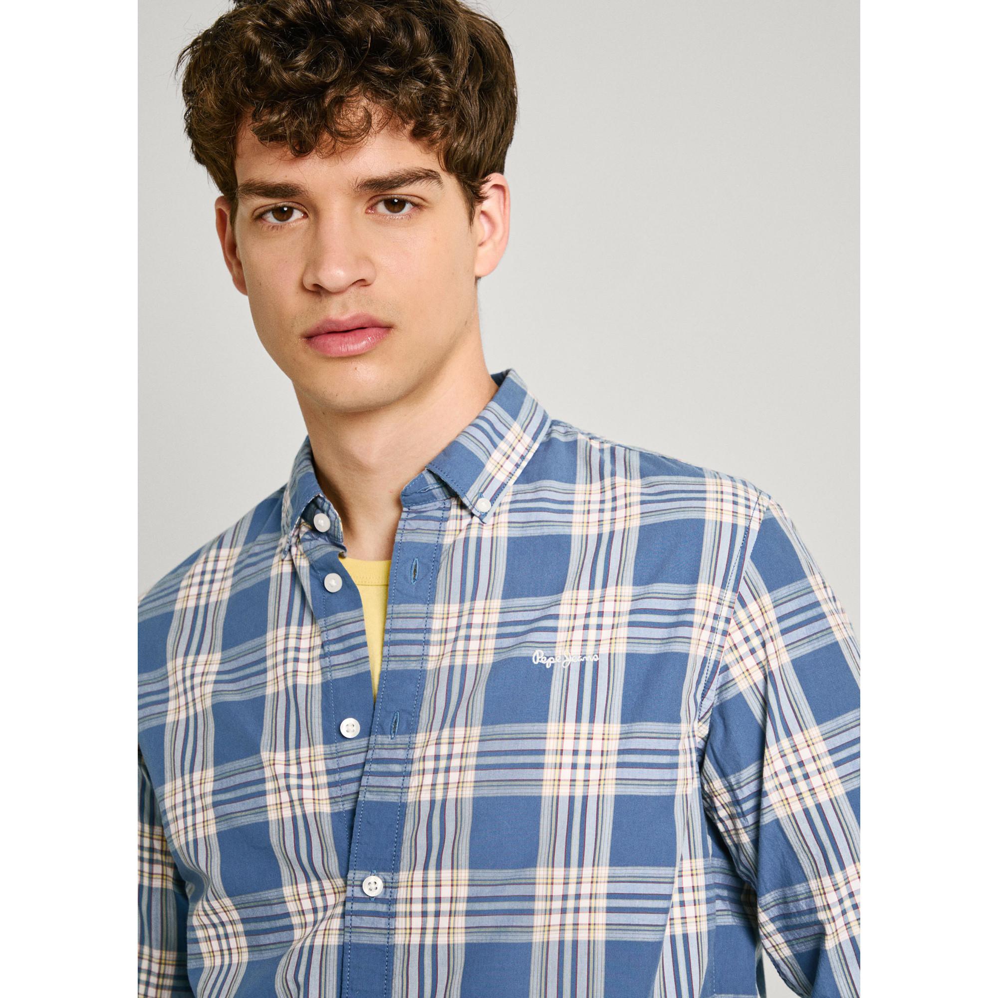 Pepe Jeans London MARKLE Camicia Maniche Lunghe Quadri Regular Fit  
