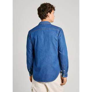 Pepe Jeans London Chemise en Jean Regular Fit Manches Longues  