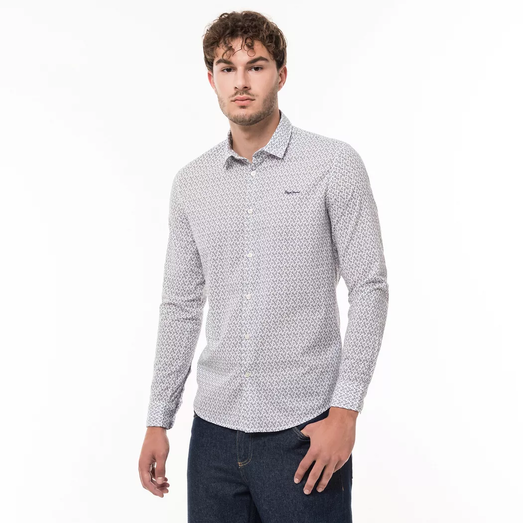 Pepe Jeans London - Hemd, langarm, für Herren, Blau, Größe L