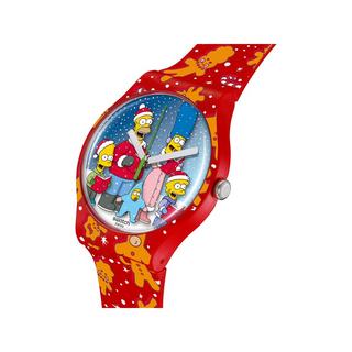 swatch The Simpsons WONDROUS WINTER WONDERLAND Orologio analogico 