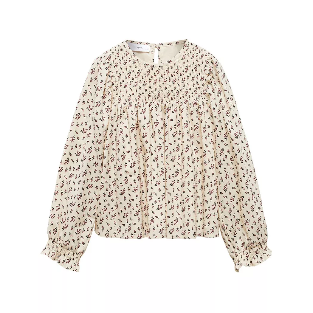 MANGO Kids - Bluse, 6A, Kühles Braun