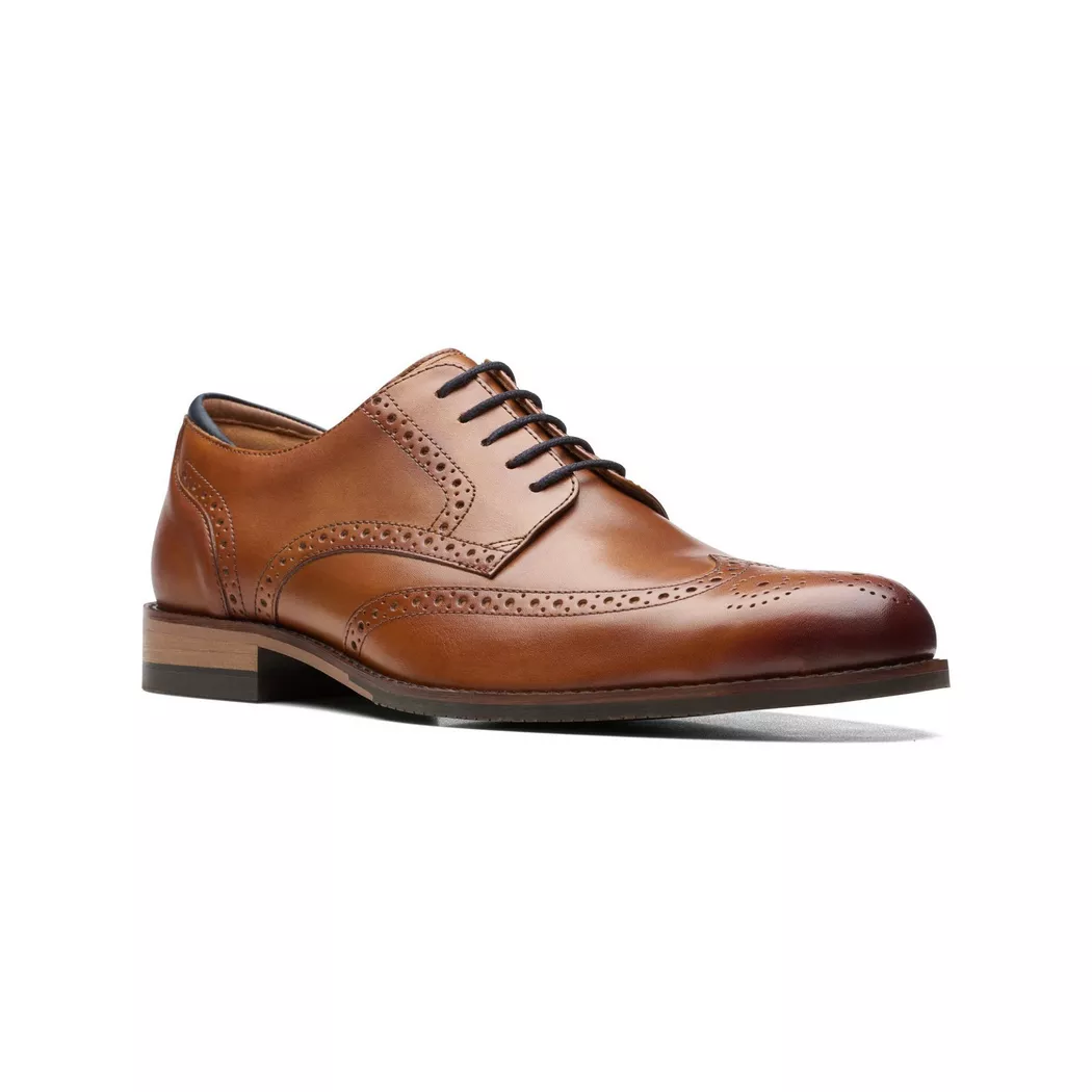 Clarks - Schnürer, für Herren, Cognac, Größe 43