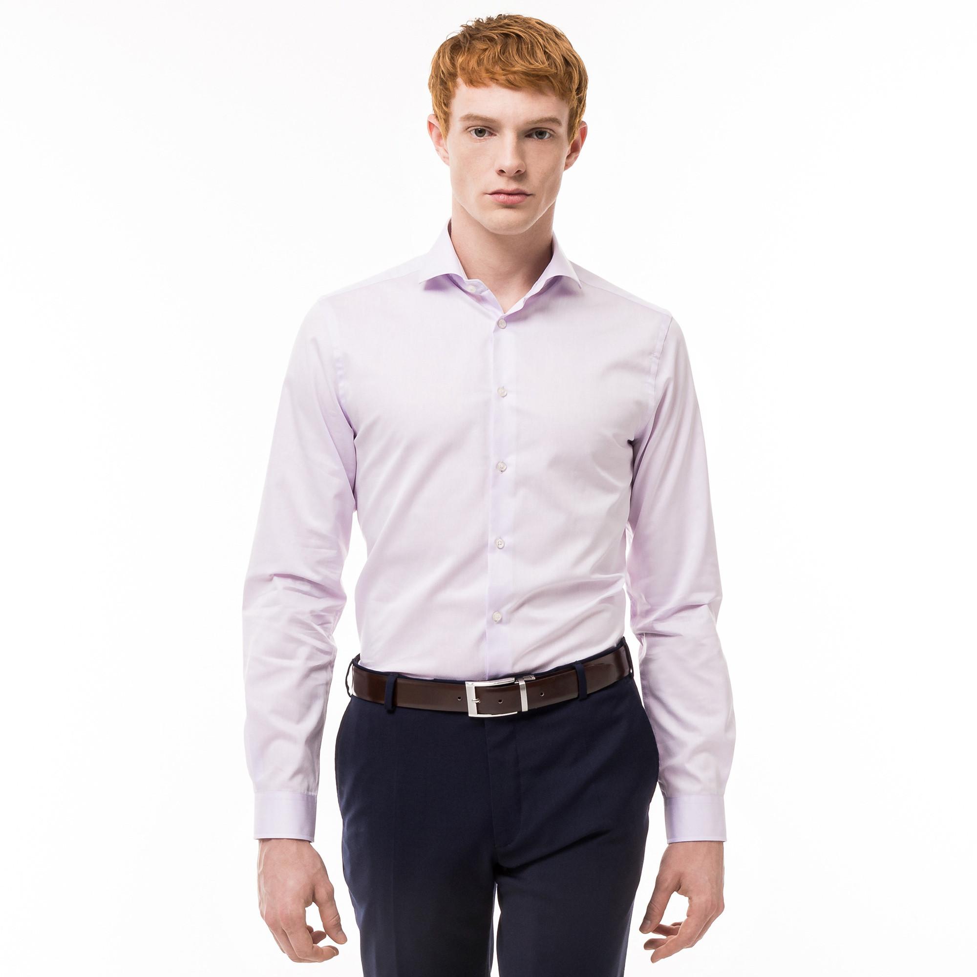 Image of Hemd, Body Fit, Langarm Herren Rose XL