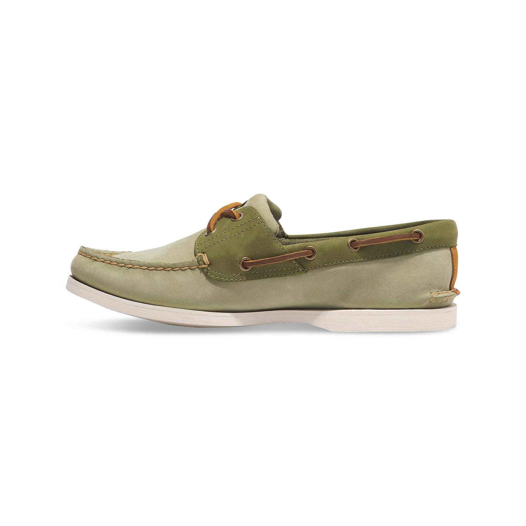 Timberland CLASSIC BOAT BOAT SHOE LIGHT GREEN NUBUCK Scarpe stringate 