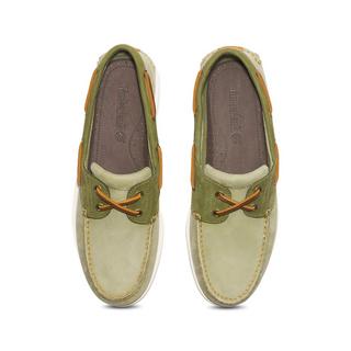Timberland CLASSIC BOAT BOAT SHOE LIGHT GREEN NUBUCK Scarpe stringate 