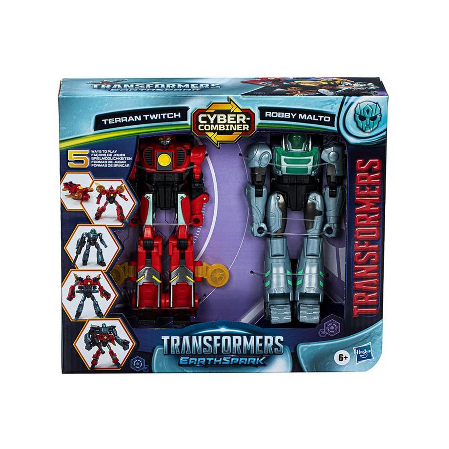 TRANSFORMERS  EarthSpark Cyber-Combiner Terran Twitch und Robby Malto 