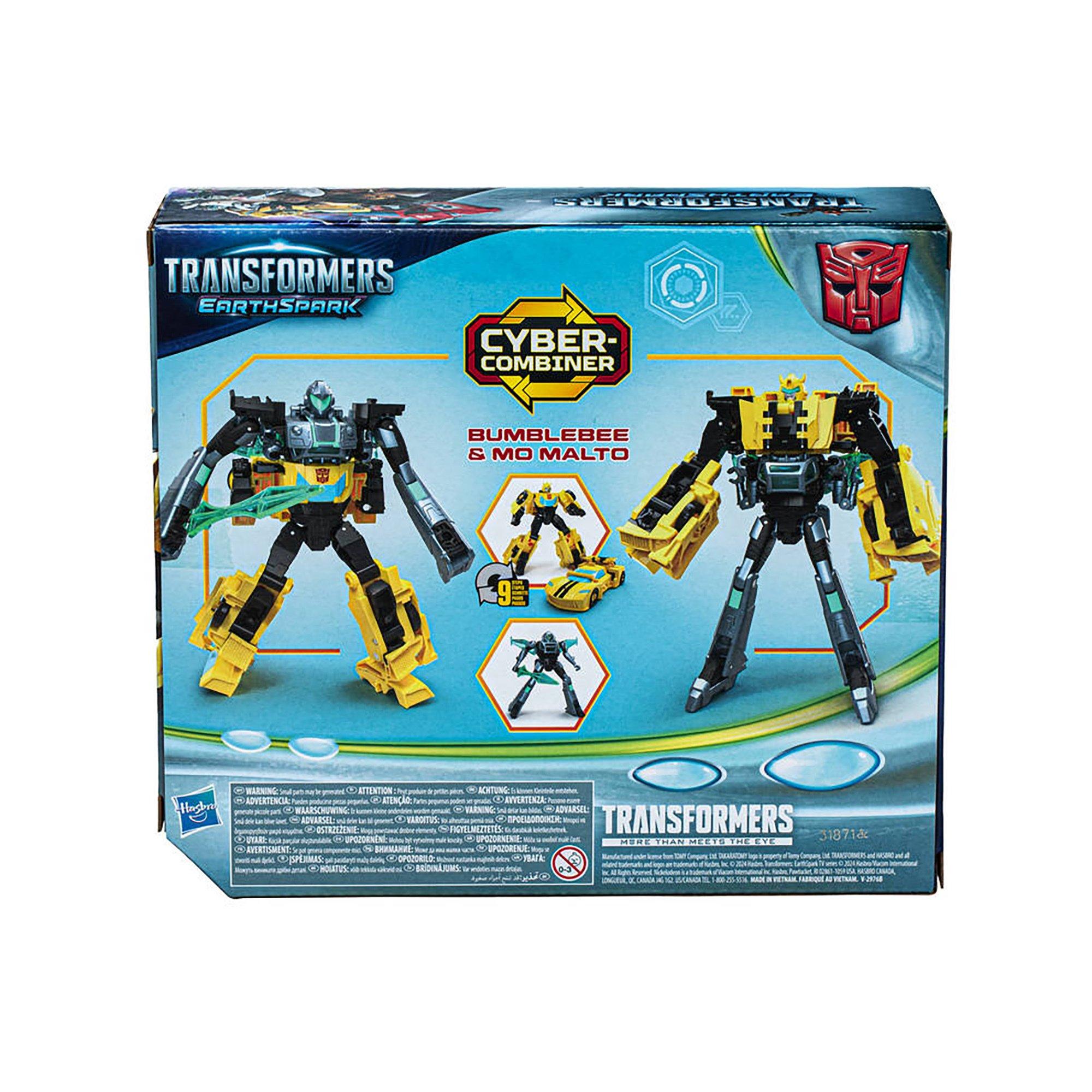 TRANSFORMERS  Transformers EarthSpark Cyber-Combiner Bumblebee und Mo Malto 