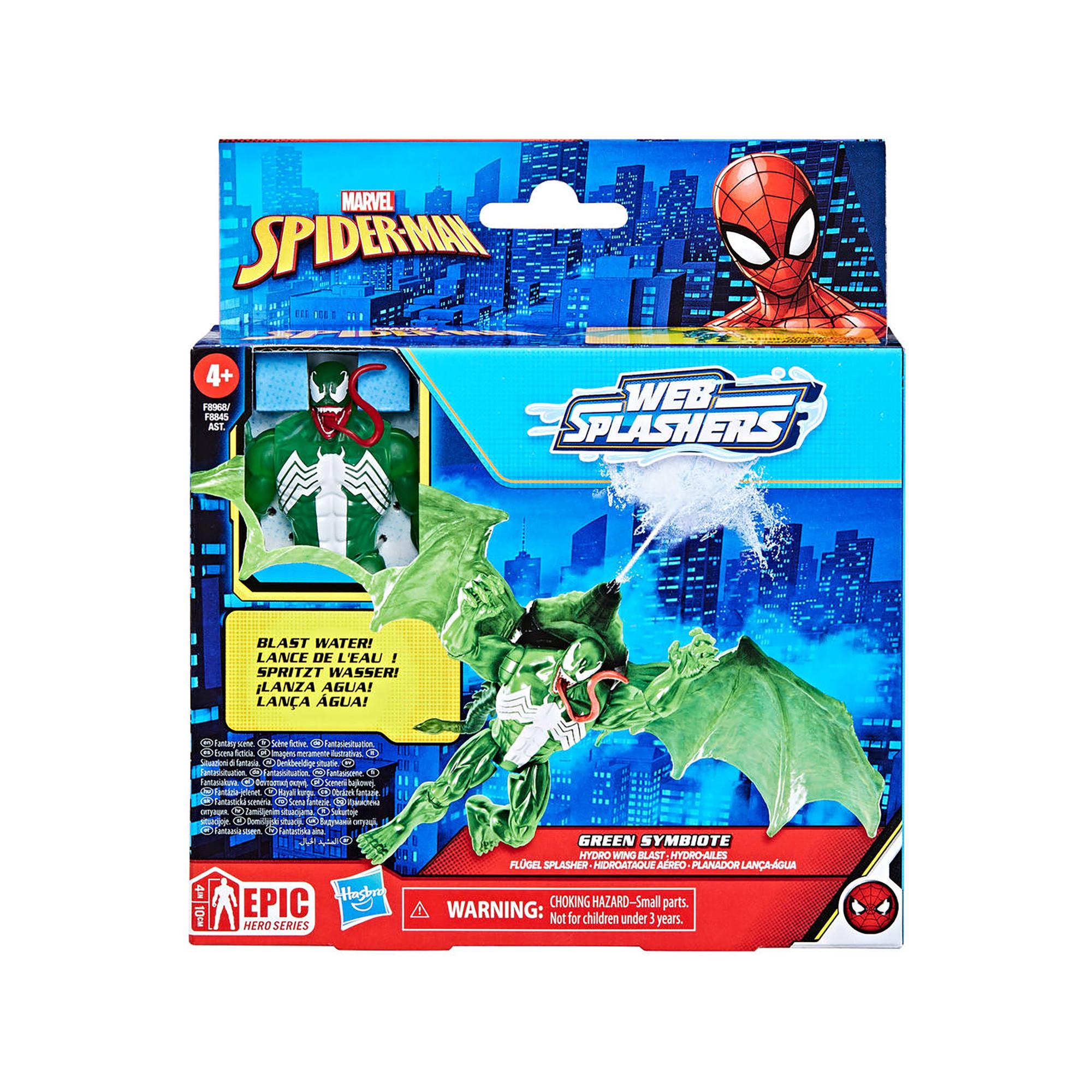 Hasbro  Marvel Spider-Man Green Symbiote Wing Splasher 